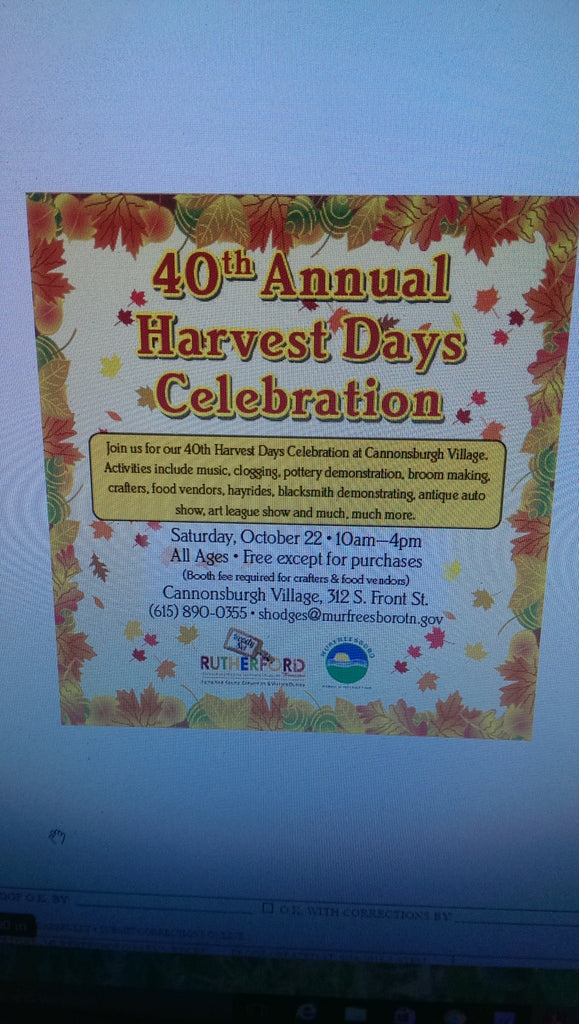 Upcoming Arts & Crafts Booth (Murfreesboro, TN)