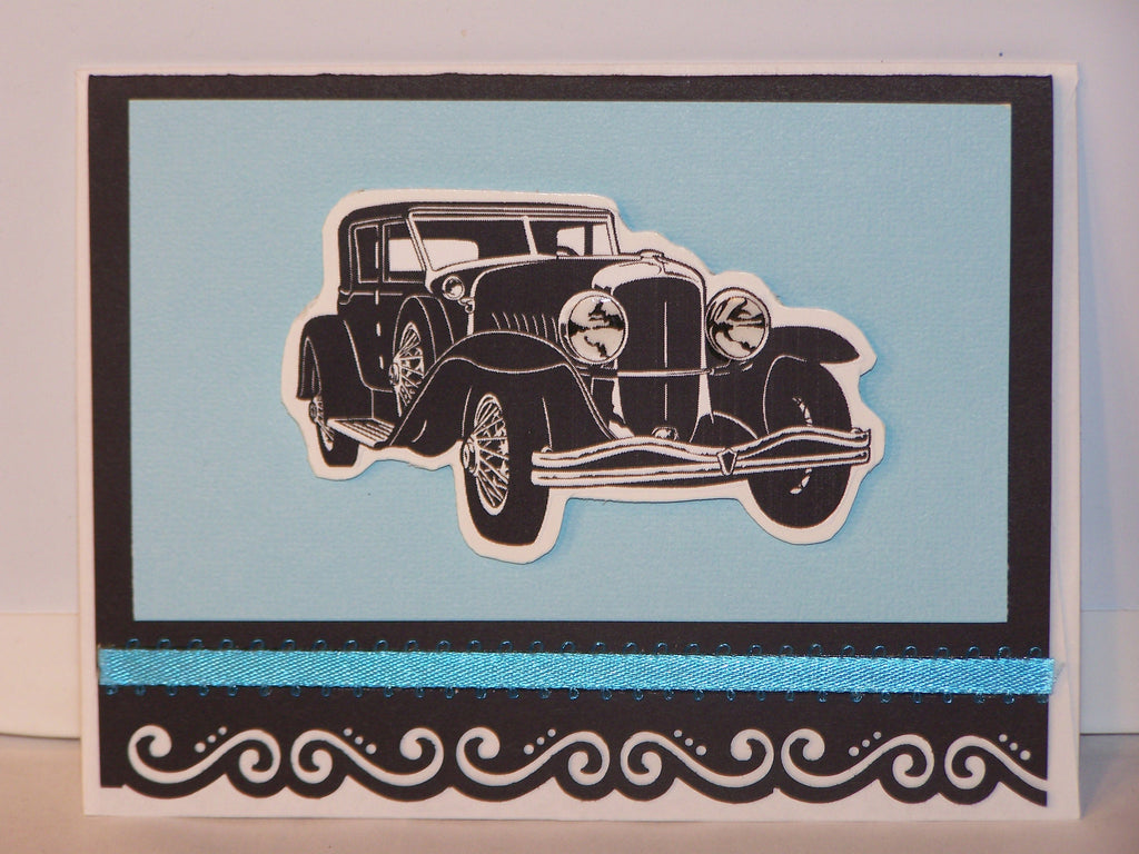Any Occasion Card - black/blue car