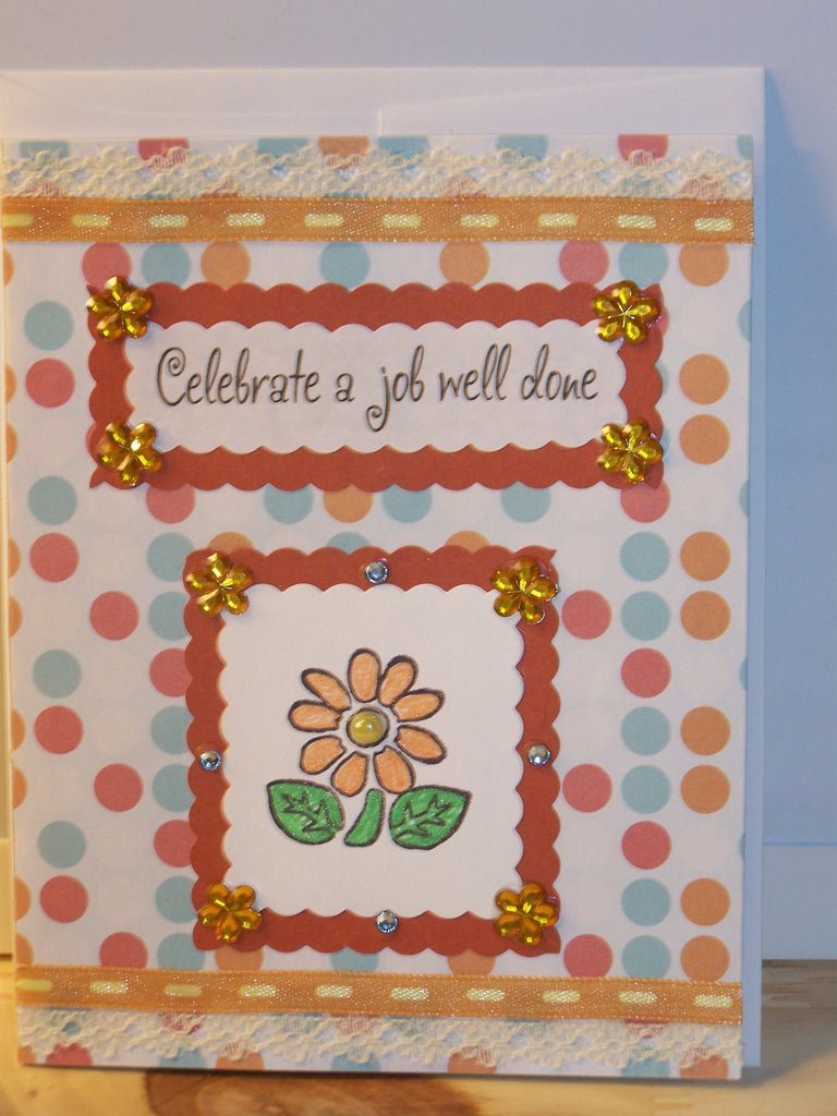 Special Occasion Card - "Celebrate a Job Well Done"