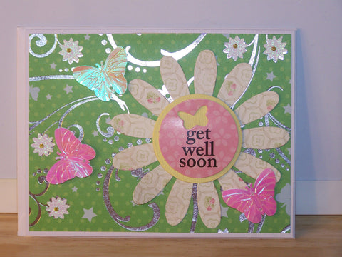 Get Well Soon - Butterflies Card