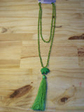 21" Beaded Necklace (Elephant) with Tassel