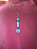 3 Stone Blue Necklace