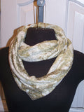 Camouflage Burnout Infinity Scarf