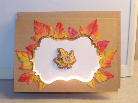 Fall Leaves (Yellow) Any Occasion Card