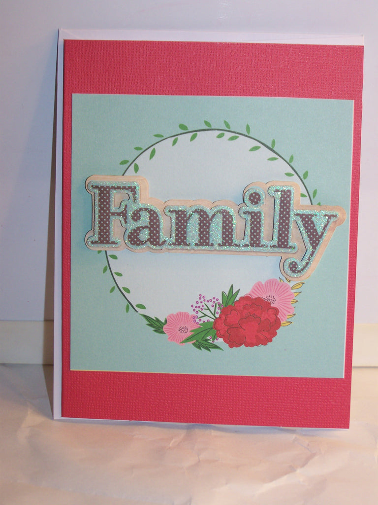 Family Flower Circle - Special Occasion Card