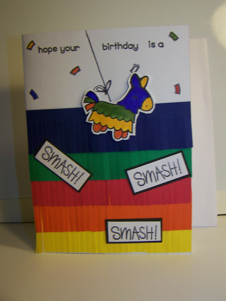 Hope Your Birthday Is A Smash Pinata Card