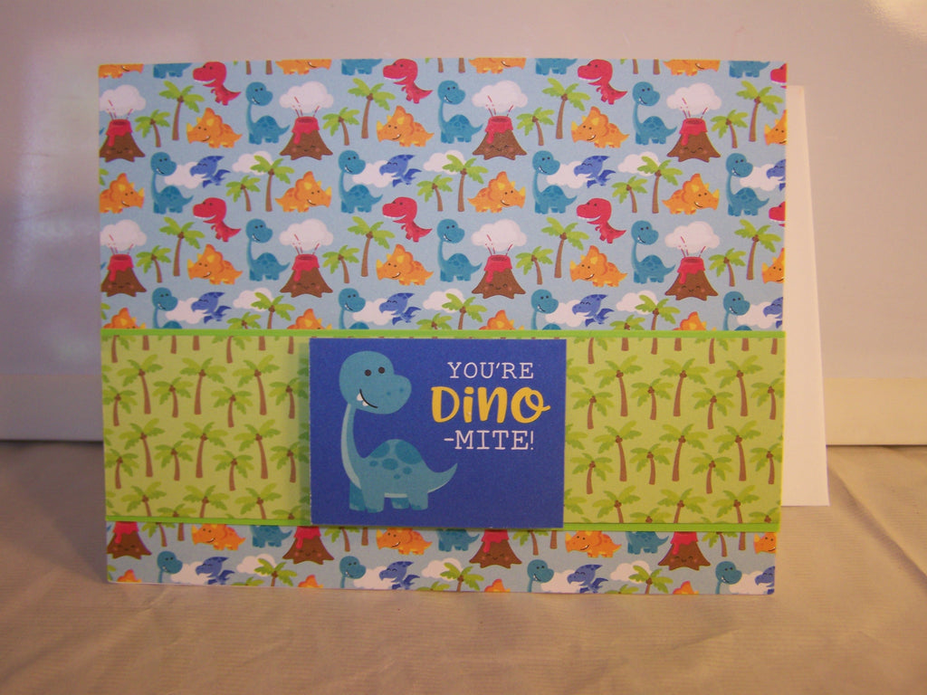 You're Dino-Mite Dinosaur Punny Birthday Card