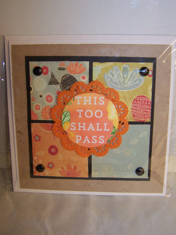 This Too Shall Pass Square Card