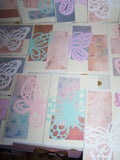 Handmade Butterfly Cards NWT - Set of 17